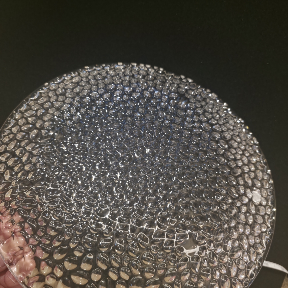 Tiffany & Co. Clear Glass Plate with Textured Design - Picture 5 of 14